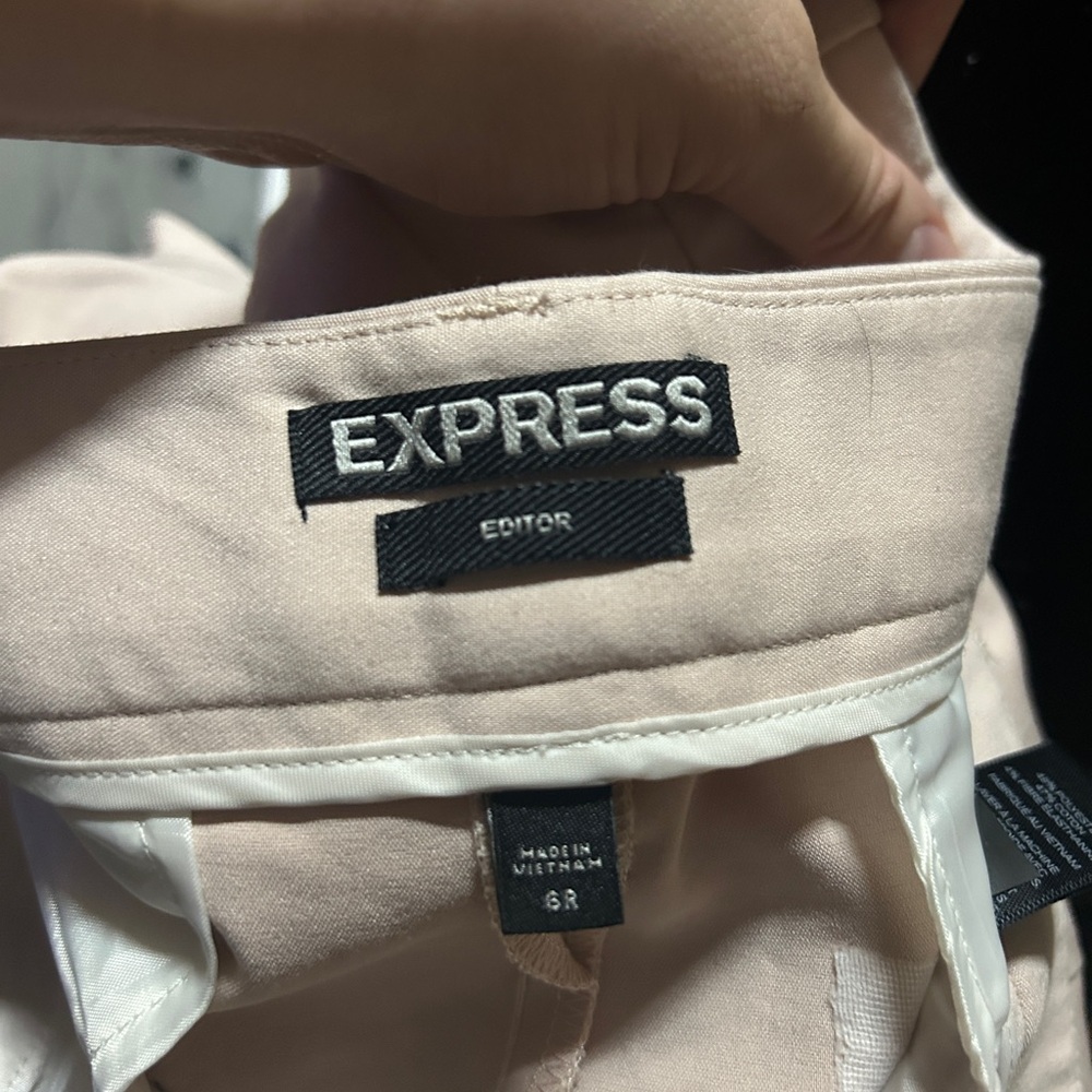 Pale Pink Barely Worn Mid-Rise Editor Pant - Picture 8 of 8